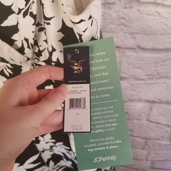 NWT Classic Summer Dress Muted Floral Empire A75 - Picture 8 of 8